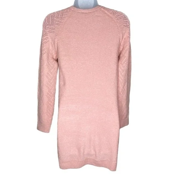 The Childrens Place Sweater Dress Light Plum Metallic Thread Knit Long Sleeve - Picture 7 of 13